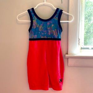 Little Girls XSM (3-5 y/o) unitard/shorts by GK.